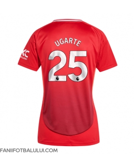 Manchester United Manuel Ugarte #25 Tricou Fotbal Replică 2024-25 Femei Acasa